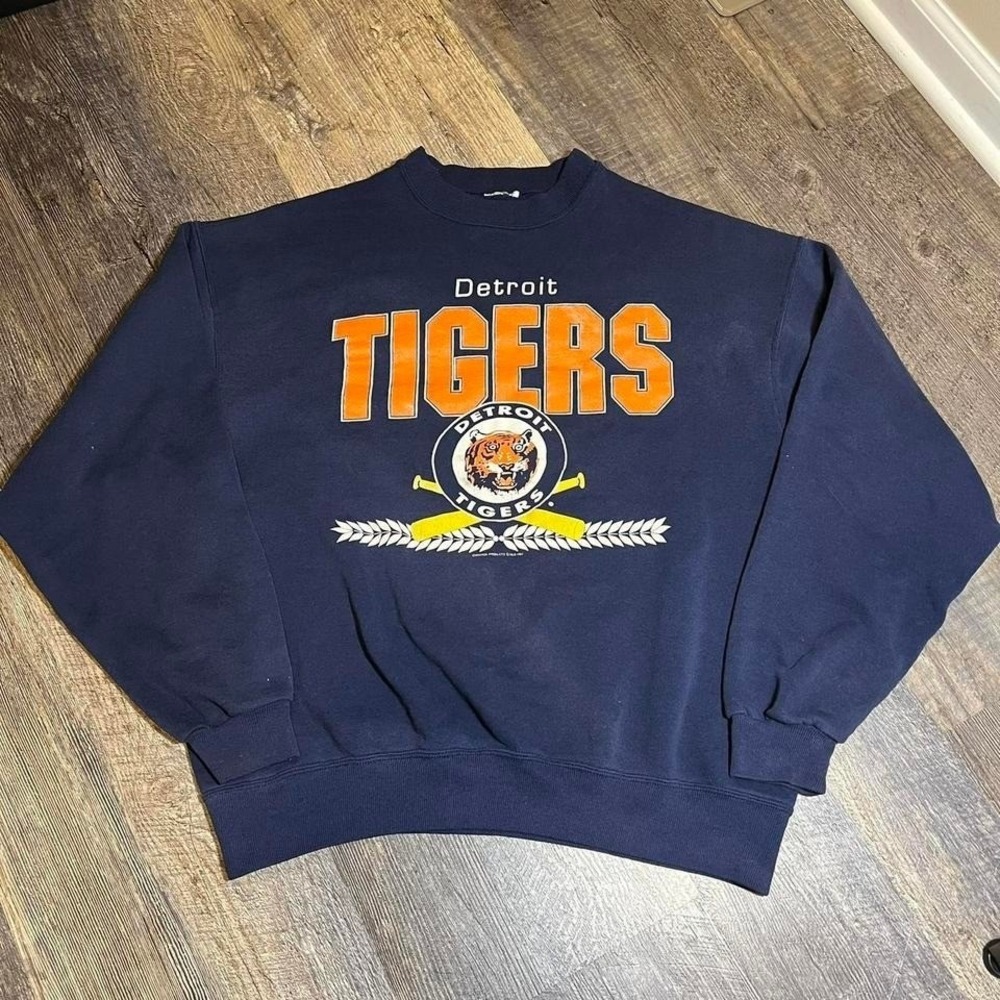 Vintage 1990s Detroit tigers  sweatshirt  XL
